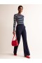Navy Women's Boden Westbourne Ponte Pants