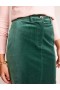 Green Women's Boden Margot Velvet Midi Skirts
