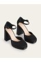 Black Women's Boden Closed-Toe Heels