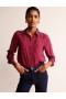 Pink Women's Boden Sienna Silk Shirts