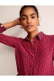 Pink Women's Boden Sienna Silk Shirts