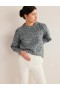 Grey Women's Boden Chunky-Rib Cashmere Sweater