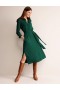 Turquoise Women's Boden Clean Midi Pop Over Dress