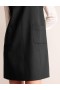 Black Women's Boden Pocket Detail Mini Shift Dress