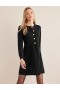 Black Women's Boden Relaxed Knitted Mini Dress