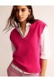 Pink Women's Boden Olivia Merino Cardigan
