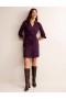 Purple Women's Boden Jessie Jersey Shirts Dress