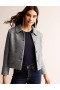 Silver Metal Women's Boden Rye Metallic Jacket