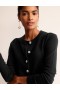 Black Women's Boden Jewel Button Cardigan