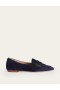 Navy Women's Boden Pointed Loafers