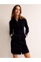 Navy Women's Boden Flora Cord Shirts Dress