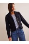 Navy Women's Boden Ely Textured Jacket