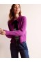 Fuchsia Women's Boden Fluffy Bow Cardigan