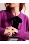 Fuchsia Women's Boden Fluffy Bow Cardigan