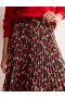 Multicolor Women's Boden Pleated Midi Skirts