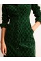 Green Women's Boden Flora Cord Shirts Dress