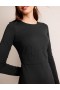 Black Women's Boden Nadia Ponte Midi Dress
