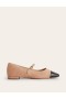 Khaki Women's Boden Mary Jane Flats