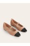 Khaki Women's Boden Mary Jane Flats