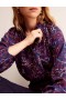 Purple Women's Boden High-Neck Printed Tops