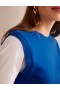 Blue Women's Boden Eva Cashmere Tank Cardigan