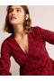 Red Women's Boden V-Neck Peplum Tops