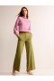 Green Olive Women's Boden Wide Leg Ponte Pants