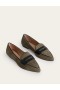 Deep Olive Women's Boden Pointed Loafers