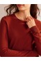Brown Women's Boden Catriona Cotton Crew Sweater