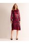 Navy Women's Boden Pipe Detail Midi Dress