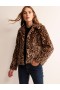Leopard Women's Boden York Faux-Fur Coats