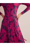 Purple Women's Boden Lucy Jersey Midi Dress