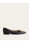 Black Women's Boden Iris Snaffle Ballet Flats