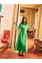 Light Green Women's Boden Pippa Midi Shirts Dress