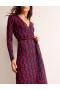Navy Women's Boden Nina Jersey Midi Dress