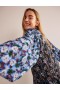 Multicolor Women's Boden Printed V-Neck Blouse Tops