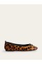 Leopard Women's Boden Kitty Flexi Sole Ballet Flats