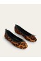 Leopard Women's Boden Kitty Flexi Sole Ballet Flats