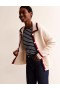 White Women's Boden Emily Wool Blend Cardigan