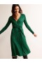Green Women's Boden Nina Jersey Midi Dress