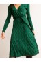 Green Women's Boden Nina Jersey Midi Dress