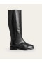 Black Women's Boden Lottie Leather Riding Boots
