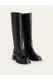 Black Women's Boden Lottie Leather Riding Boots