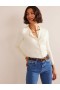White Women's Boden Catriona Cotton Cardigan