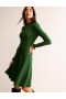 Green Women's Boden Ruffle-Detail Dress