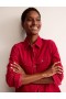 Red Women's Boden Straight-Fit Corduroy Shirts