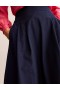 Navy Women's Boden Isabella Cotton Sateen Skirts