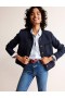 Blue Women's Boden Trimmed Textured Jacket