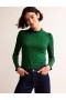 Green Women's Boden Supersoft Frill Detail Tops