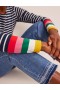 Navy / Multicolor Women's Boden Ella Long Sleeve Breton T shirts
